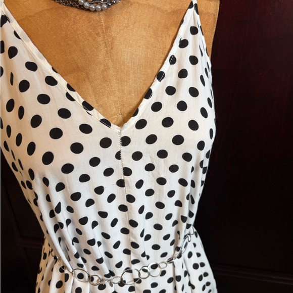 H&M Dresses & Skirts - Black & White Polka Dot SunDress